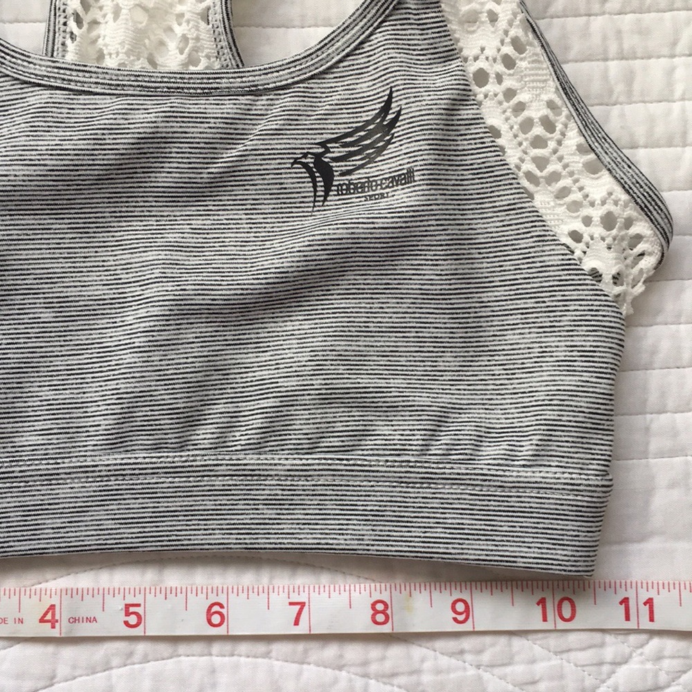 Roberto Cavalli Sport Bra Crochet Top XS - Picture 8 of 12